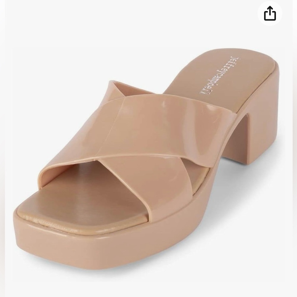 Jeffrey Campbell Womens Bubblegum Open Toe Platform Sandals Size EU 40 US 9